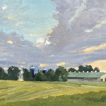 Sunrise on Nith Road