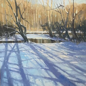 Winter Walk II, Long Shadows